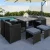 Gardeon 9-Piece Black Wicker Outdoor Dining Set: Steel Frame, Glass Table, Waterproof Cushions for Patio Gardeon 9-Piece Black Wicker Outdoor Dining Set: Steel Frame, Glass Table, Waterproof Cushions for Patio