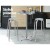 Gardeon 3-Piece Outdoor Bar Set: Adjustable Aluminium Bistro Table & Stools, Rust & UV-Resistant, Easy Assembly