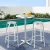 Gardeon 3-Piece Outdoor Bar Set: Adjustable Aluminium Bistro Table & Stools, Rust & UV-Resistant, Easy Assembly