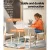Keezi 5PCS Kids Table and Chairs Set - White MDF & Pine, Creative Shapes, Safe & Durable for Play, Study, and Meals