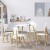 Keezi 5PCS Kids Table and Chairs Set - White MDF & Pine, Creative Shapes, Safe & Durable for Play, Study, and Meals