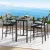 Gardeon 5-Piece Outdoor Bar Set: Weather-Resistant Aluminium Stools & Table with Cushions for Patio Dining