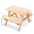 Keezi Kids Wooden Outdoor Picnic Set - Sturdy Fir Wood, Seats 4, Non-Toxic Finish, Indoor/Outdoor Use, Ages 3-8