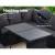 Gardeon 9-Seater Outdoor Dining Set with Black PE Wicker, Steel Frame, Tempered Glass Table, Cushions, and Storage Cover