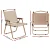 Gardeon Portable Folding Steel Outdoor Camping Chair with Water-Resistant 900D Fabric, 53x67x78cm, Carry Bag Included
