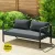 Gardeon 4-Seater Aluminium Patio Sofa Set, Charcoal – Weather-Resistant, Easy Assembly, Outdoor Furniture, 4PC
