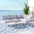Gardeon 4-Seater Outdoor Aluminium Sofa Set - Water & UV Resistant Cushions, Easy Assembly, White, Grey Cushions Gardeon 4-Seater Outdoor Aluminium Sofa Set - Water & UV Resistant Cushions, Easy Assembly, White, Grey Cushions