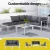 Gardeon 6PCS Outdoor Sofa Set with Aluminium Frame, 5-Seater, 10cm Cushions, UV & Water-Resistant, Easy Assembly