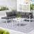 Gardeon 6PCS Outdoor Sofa Set with Aluminium Frame, 5-Seater, 10cm Cushions, UV & Water-Resistant, Easy Assembly Gardeon 6PCS Outdoor Sofa Set with Aluminium Frame, 5-Seater, 10cm Cushions, UV & Water-Resistant, Easy Assembly
