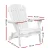 Gardeon Adirondack Foldable Outdoor Chair, Eco-Friendly Hemlock Wood, Wide Armrests, High Back, 87x74.5x87cm, White