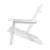 Gardeon Adirondack Foldable Outdoor Chair, Eco-Friendly Hemlock Wood, Wide Armrests, High Back, 87x74.5x87cm, White