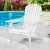 Gardeon Adirondack Foldable Outdoor Chair, Eco-Friendly Hemlock Wood, Wide Armrests, High Back, 87x74.5x87cm, White