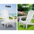 Gardeon 2PC Adirondack Outdoor Chairs - Foldable Hemlock Wood Sun Lounge with Footstool, 150kg Capacity, Patio Furniture