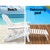 Gardeon Adirondack Wooden Sun Lounge Chair with Ottoman - Foldable, Eco-Friendly Hemlock, White, 150kg Capacity