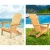Gardeon 3PC Adirondack Outdoor Set - Eco-Friendly Hemlock Wood Foldable Chairs & Table, Classic Design, Easy Assembly