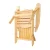 Gardeon 3PC Adirondack Outdoor Set - Eco-Friendly Hemlock Wood Foldable Chairs & Table, Classic Design, Easy Assembly