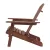 Gardeon 3PC Adirondack Set: Foldable Fir Wood Chairs & Table, Eco-Friendly Brown Finish, High Back, Wide Armrests