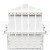 Gardeon 5PC White Adirondack Patio Set: Fir Wood Chairs, Table & Footstools - UV-Resistant, Eco-Friendly, Easy Assembly