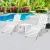 Gardeon 5PC White Adirondack Patio Set: Fir Wood Chairs, Table & Footstools - UV-Resistant, Eco-Friendly, Easy Assembly