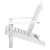 Gardeon 3PC Adirondack Chair Set - White Canadian Hemlock Wood, Eco-Friendly Finish, Sturdy Design, Easy Assembly