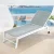 Gardeon Sun Lounger Chaise - White, Aluminium Frame, 5-Position Adjustable, Wheels, Weather-Resistant, 182x59x38.5 CM