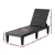 Gardeon Sun Lounge Adjustable Recliner - Lightweight, Water & UV Resistant, Black Chaise, 5 Positions, 190cm x 56.5cm