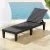Gardeon Sun Lounge Adjustable Recliner - Lightweight, Water & UV Resistant, Black Chaise, 5 Positions, 190cm x 56.5cm
