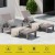 Gardeon Grey Sun Lounge Recliner - Adjustable, UV & Water-Resistant, 190cm, Lightweight Patio Furniture, 150kg Capacity