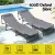 Gardeon Sun Lounger Folding Beach Chair - 4-Position Adjustable, 600D Textilene, Steel Frame, Outdoor Patio Furniture