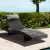 Gardeon Sun Lounge Wicker Lounger - Adjustable Black Outdoor Chair with UV-Resistant Frame & Water-Resistant Cushion