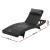Gardeon 2PC Sun Lounge Set - Black Wicker, Adjustable Backrest, UV-Resistant, 13cm Headrest, Aluminium Frame, 190cm