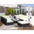Gardeon 10-Piece Outdoor Sofa Set: UV-Resistant Wicker, Aluminium Frame, Glass Table, Removable Cushion Covers