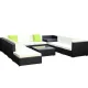 Gardeon 11PC Outdoor Furniture Set: UV-Resistant Wicker Sofa Lounge with Removable Cushions & Tempered Glass Table