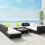 Gardeon 11PC Outdoor Furniture Set: UV-Resistant Wicker Sofa Lounge with Removable Cushions & Tempered Glass Table