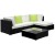 Gardeon 5-Piece Outdoor Sofa Set - UV-Resistant Wicker, Aluminium Frame, Removable Covers, Tempered Glass, Cushions