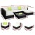 Gardeon 7-Piece Outdoor Sofa Set: UV-Resistant Wicker, Heavy-Duty Aluminium Frame, Cushions, Glass Table, Easy Assembly Gardeon 7-Piece Outdoor Sofa Set: UV-Resistant Wicker, Heavy-Duty Aluminium Frame, Cushions, Glass Table, Easy Assembly