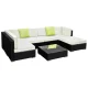 Gardeon 7-Piece Outdoor Sofa Set: Durable UV-Resistant Wicker, Aluminium Frame, Washable Covers, Tempered Glass Table