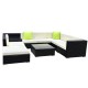 Gardeon 9-Piece Outdoor Sofa Set - UV-Resistant Wicker & Heavy-Duty Aluminium Frame with Removable Cushion Covers