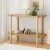 Artiss Sera 92CM Console Table: 2-Tier Pine Wood, Stylish Design with Honeycomb Board, Easy Assembly for Versatile Use
