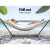 Gardeon Hammock Bed with Stand - Single Cotton, Adjustable Height, Durable Steel Frame, Indoor/Outdoor Use, Cream