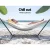 Gardeon Hammock Bed with Stand - Single Cotton, Adjustable Height, Durable Steel Frame, Indoor/Outdoor Use, Cream