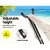 Gardeon Hammock Bed with Stand - Single Cotton, Adjustable Height, Durable Steel Frame, Indoor/Outdoor Use, Cream