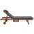 Gardeon 2x Sun Lounge Wooden Lounger: Fir Wood, Adjustable Backrest, Grey Cushions, Wheels, 195cm x 68cm x 89cm