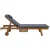 Gardeon 2x Sun Lounge Wooden Lounger: Fir Wood, Adjustable Backrest, Grey Cushions, Wheels, 195cm x 68cm x 89cm