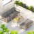 Gardeon 5-Seater Outdoor Wooden Sofa Set 6 Piece Lounge Setting with Coffee Table, Water-Resistant Cushions, Oak Finish