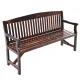Gardeon 5FT Fir Wood Garden Bench, 3-Seater, Charcoal Finish, Weather-Resistant, 360kg Capacity, Easy Assembly