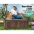 Gardeon Charcoal Wooden Outdoor Storage Bench Box - 160L, Fir Wood, Water-Resistant, Patio Furniture, 106x60x51.5cm