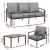Gardeon 5-Seater Outdoor Sofa Set, 4PCS Patio Furniture, Steel Frame, Removable Cushions, Versatile Indoor/Outdoor Use Gardeon 5-Seater Outdoor Sofa Set, 4PCS Patio Furniture, Steel Frame, Removable Cushions, Versatile Indoor/Outdoor Use
