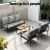 Gardeon 5-Seater Outdoor Sofa Set, 4PCS Patio Furniture, Steel Frame, Removable Cushions, Versatile Indoor/Outdoor Use Gardeon 5-Seater Outdoor Sofa Set, 4PCS Patio Furniture, Steel Frame, Removable Cushions, Versatile Indoor/Outdoor Use