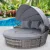 Gardeon Grey Wicker Sun Lounge Day Bed: UV-Resistant, Modular Design, 168x180x145cm, Weatherproof Outdoor Furniture